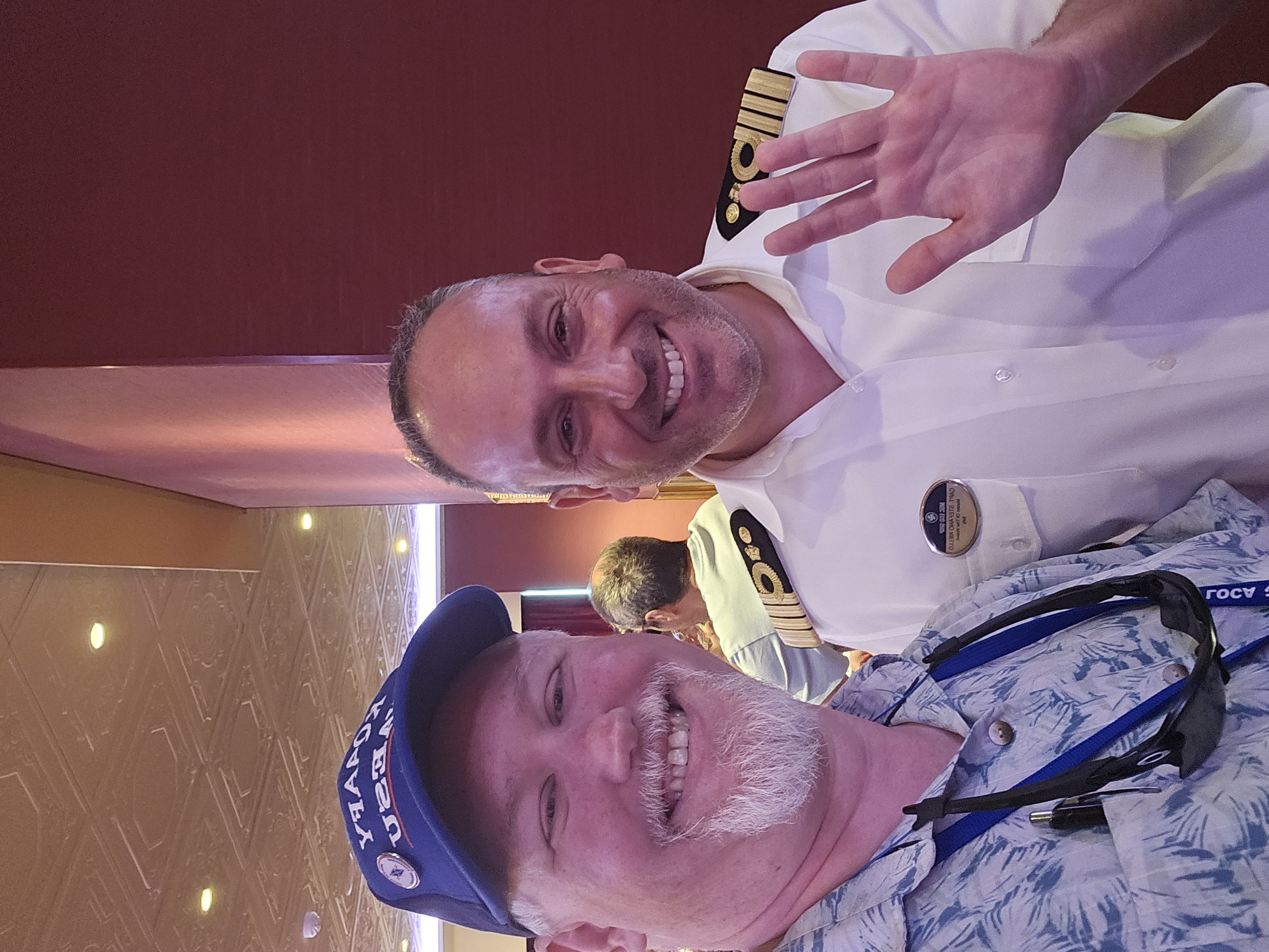 MSC Seashore - Master of the Vessel - Capitan Aiello